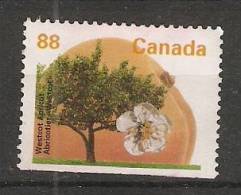 Canada  1994  Definitives Trees: Westcot Apricot (o) Phos. Frame - Timbres Seuls