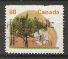 Canada  1994  Definitives Trees: Westcot Apricot (o)  3 Phos. Bands - Francobolli (singoli)