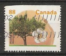Canada  1994  Definitives Trees: Westcot Apricot (o)  3 Phos. Bands - Single Stamps