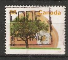 Canada  1994  Definitives Trees: Westcot Apricot (o)  3 Phos. Bands - Timbres Seuls