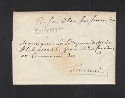 Lettre Bruxelles Tournai - 1830-1849 (Onafhankelijk België)