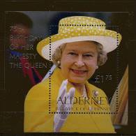 Lot 195 - B 11 - Aurigny - Alderney ** Bloc N° 9 - Reine Elizabeth II - Alderney