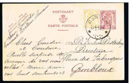 C799 - Carte N° 119D NF Oblitérée Bertem, Cachet à étoiles - Cartes Postales 1934-1951