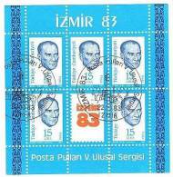 1983  "Izmir '83"  Esposizione Filatelica  Fgl N° 25 - Blocchi & Foglietti