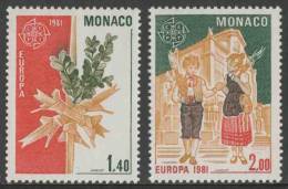 Monaco 1981 Mi 1473 /4 YT 1273 /4 ** Palm Cross + Children Carrying Palm Crosses - Easter / Paques / Palmsonntag - Easter