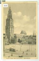 GRONINGEN * ANSICHTKAART * CPA * (1838) GROTE MARKT + MARTINITOREN Met TRAM * GELOPEN IN 1933 Naar SCHIEDAM - Groningen