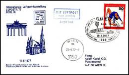 Austria 1977, Airmail Cover Berlin To Wien - Autres & Non Classés