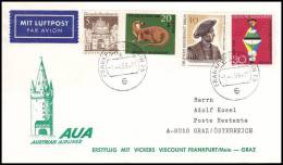 Austria 1977, Airmail Cover Frankfurt To Graz - Andere & Zonder Classificatie