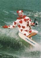 Jabbele  Klein Strand  Super Corky De Clown Water Skiing - Jabbeke