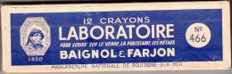 Boite à Crayons Publicitaire En Carton (vide) - Baignol & Farjon à Boulogne Sur Mer - Cajas