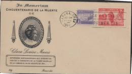 O) 1951 CUBA, ANNIVERSARY OF THE DEATH OF LOUISE CLARA MAASS-1901, NURSE, FDC. - FDC