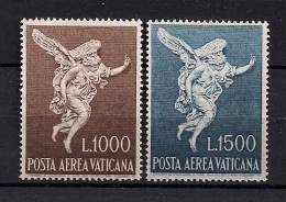 VATICANO 1962, YVERT: 45A/46A**,  ARCANGEL SAN GABRIEL, RELIGIÓN - Neufs