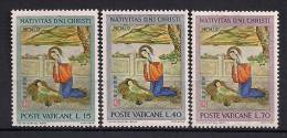 VATICANO 1961, YVERT 341/343 **,  NAVIDAD - Nuevos