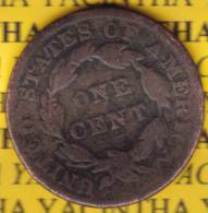 @Y@  USA 1 Large Cent 1835 Coronet Head  (2571) - 1816-1839: Coronet Head (Tête Couronnée)