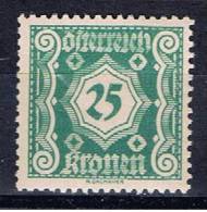 A Österreich 1922 Mi 115 Mnh Portomarke - Impuestos