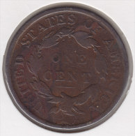 @Y@  USA 1 Large Cent 1817 Coronet Head  13 Stars    (2580) - 1816-1839: Coronet Head (Testa Coronata