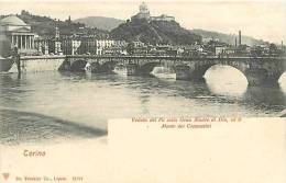 Mars13 465 : Torino  -  Veduta Del Po Colla Gran Madre Di Dio  -  Monte Dei Cappuccini - Bridges