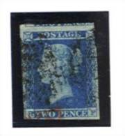 2 P. Avec Ligne Blanche - Used Stamps