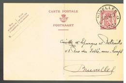 C848 - Carte N° 126 FN Oblitérée Nivelles - Postkarten 1934-1951