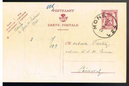 C860- Carte N° 126 NF Oblitérée Mons 2 - Cartes Postales 1934-1951