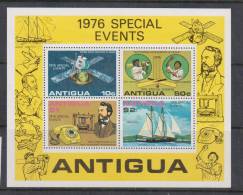 Antigua 1976 Special Events Miniature Sheet MNH - Small Faults - 1960-1981 Interne Autonomie