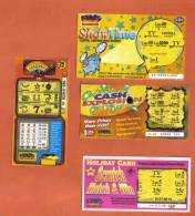 MALTA - 4 OLD LOTTERY TICKETS - - Loterijbiljetten
