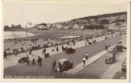 Royal Parade. Weston Super Mare, Somerset, Car, Building Etc., Used Postcard. - Weston-Super-Mare