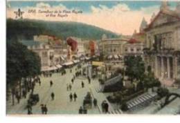 Litho Spa Wallonisch Brabant Carrefour De La Place Royale Et Rue Royale 20.8.1934 - Other & Unclassified