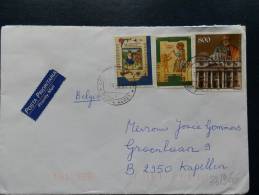 33/966    LETTRE POUR LA BELG. - Storia Postale