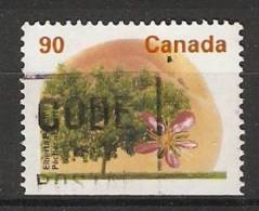 Canada  1995  Definitives Trees: Elberta Peach  (o) P.13.25 X 13 - Single Stamps