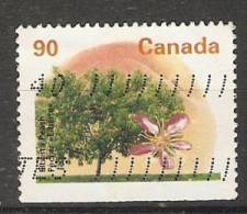 Canada  1995  Definitives Trees: Elberta Peach  (o) P.14.5 X 14 - Single Stamps