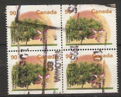 Canada  1995  Definitives Trees: Elberta Peach  (o) P.14.5 X 14 - Sellos (solo)