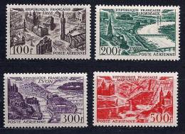 France - Vues De Grandes Villes YT PA 24-27* - 1927-1959 Neufs