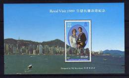 Hong Kong - 1989 - Royal Visit  Miniature Sheet - MNH - Ongebruikt