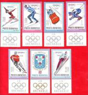 Romania, 7 V., Winter Olympic Games - Grenoble, 1967 - Invierno 1968: Grenoble