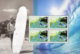 Australia 2013 Surfing Block Of 4 Minisheet A MNH - Mint Stamps