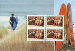 Australia 2013 Surfing Block Of 4 Minisheet B MNH - Mint Stamps