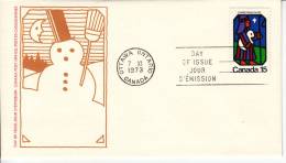 Canada FDC Scott #628 15c Shepherd - Christmas - 1971-1980