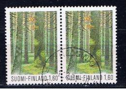 FIN Finnland 1982 Mi 893 Wald (Paar) - Gebruikt