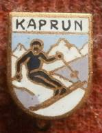 SKIING / SKI - KAPRUN - Enamel Badge / Pin - Winter Sports