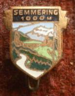 SKIING / SKI - SIMMERING 1000 M - Enamel Badge / Pin - Winter Sports