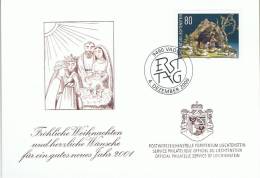 FL Liechtenstein 2000 Mi 1249 Weihnachten - Storia Postale