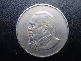 KENYA 1968  ONE SHILLING  KENYATTA Copper-Nickel  USED COIN In GOOD CONDITION. - Kenia
