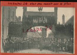 CPA 89, DIXMONT, Arc De Triomphe Du Centenaire De La République Francaise, 1892 , PERSONNAGES, Mars 2013  - 1067 - Dixmont