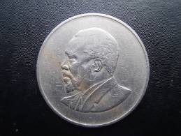 KENYA 1966  ONE SHILLING  KENYATTA Copper-Nickel  USED COIN In GOOD CONDITION. - Kenia