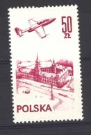 Pologne  -  Avion  -  1978  :  Yv  58  **           ,     N2 - Neufs