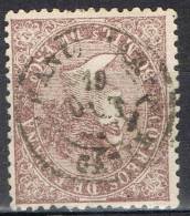 Sello 50 Mils Isabel II 1868, Fechador SANLUCAR (cadiz), Num 98 º - Oblitérés