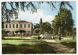 TONNEINS. - L'Hôtel De Ville Et Les Jardins. CPM Dentelée - Tonneins