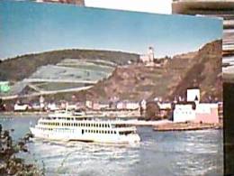 GERMANY KAUB  Am Rhein NAVE SHIP FERRY  DRACHENFELS   N1980   EE14168 - Kaub