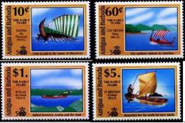 ANTIGUA BARBUDA  500th ANNIVERSARY OF AMERICA DISCOVERY ** MNH Complete Set (2 Scan) - Christophe Colomb